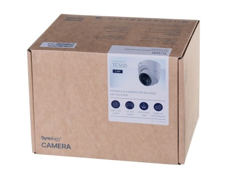 Synology Camera TC500, Turret, 5 MP, 2.8 mm, H.264/H.265, MicroSD (up to 128 GB), White, IP67 Synology Camera TC500, Turret, 5 MP, 2.8 mm, H.264/H.265, MicroSD (up to 128 GB), White, IP67