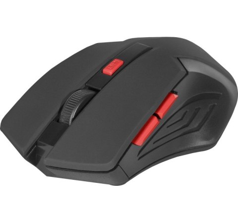 DEFENDER MYSZ BEZPRZEWODOWA ACCURA MM-275 RF CZARNO-CZERWONA OPTICAL 1600DPI 6P 52276 DEFENDER MYSZ BEZPRZEWODOWA ACCURA MM-275 RF CZARNO-CZERWONA OPTICAL 1600DPI 6P 52276