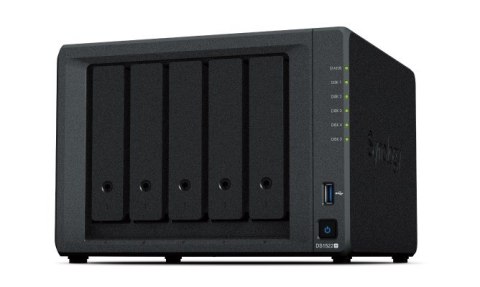 NAS Synology DS1522+; Tower; 5x (3.5" SATA HDD); AMD Ryzen R1600; 8 GB DDR4 ECC SODIMM (max. 32GB), 4 x 1GbE RJ-45 NAS Synology DS1522+; Tower; 5x (3.5" SATA HDD); AMD Ryzen R1600; 8 GB DDR4 ECC SODIMM (max. 32GB), 4 x 1GbE RJ-45