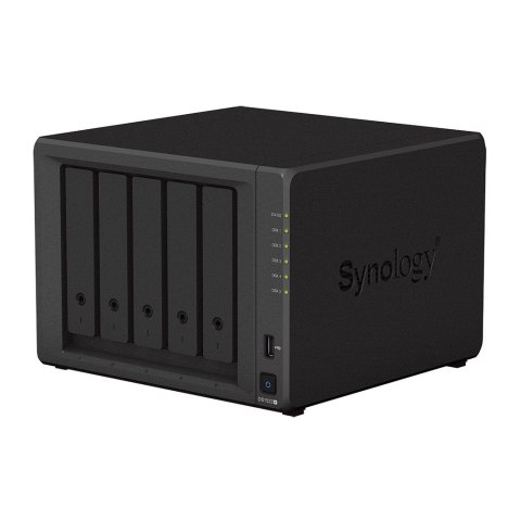 NAS Synology DS1522+; Tower; 5x (3.5" SATA HDD); AMD Ryzen R1600; 8 GB DDR4 ECC SODIMM (max. 32GB), 4 x 1GbE RJ-45 NAS Synology DS1522+; Tower; 5x (3.5" SATA HDD); AMD Ryzen R1600; 8 GB DDR4 ECC SODIMM (max. 32GB), 4 x 1GbE RJ-45