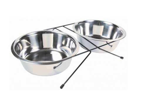 TRIXIE Stojak z miskami - 2x1,8 L 24833 TRIXIE Stojak z miskami - 2x1,8 L 24833
