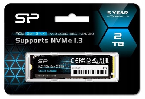 SSD Silicon Power Ace A60 2048GB PCIe Gen 3x4 SSD Silicon Power Ace A60 2048GB PCIe Gen 3x4
