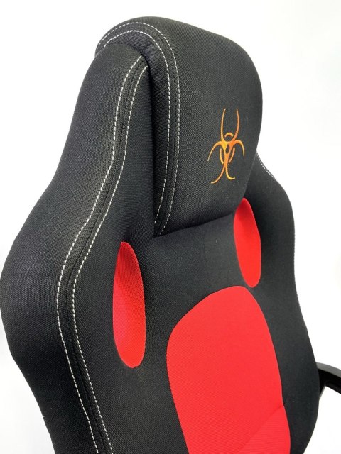 Fotel obrotowy do biurka CARRERA M RED FABRIC GAMER OUTLET Fotel obrotowy do biurka CARRERA M RED FABRIC GAMER OUTLET