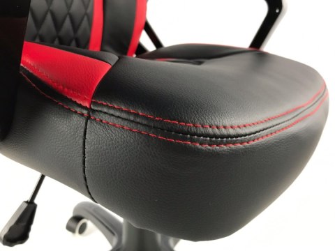 Fotel obrotowy SPIDER BLACK RED PU SPC OUTLET Fotel obrotowy SPIDER BLACK RED PU SPC OUTLET