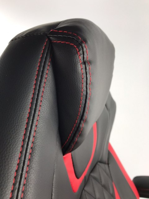 Fotel obrotowy SPIDER BLACK RED PU SPC OUTLET Fotel obrotowy SPIDER BLACK RED PU SPC OUTLET