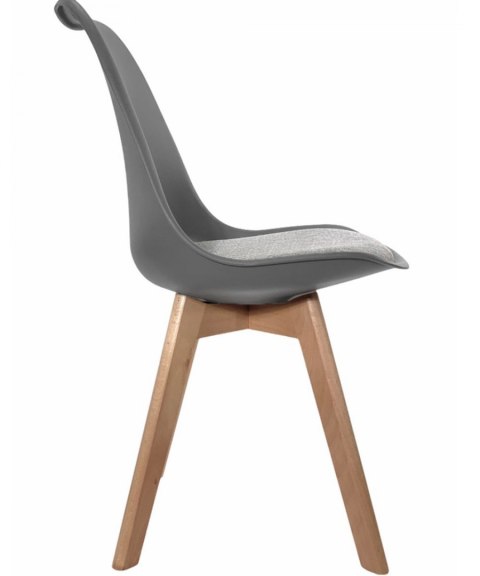 Krzesło skandynawskie MONZA LIGHT GREY - Grey Fabric II OUTLET Krzesło skandynawskie MONZA LIGHT GREY - Grey Fabric II OUTLET