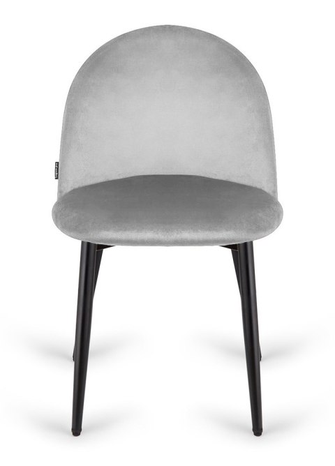 Krzesło tapicerowane GLORIA LIGHT GREY VELVET II GATUNEK Krzesło tapicerowane GLORIA LIGHT GREY VELVET II GATUNEK