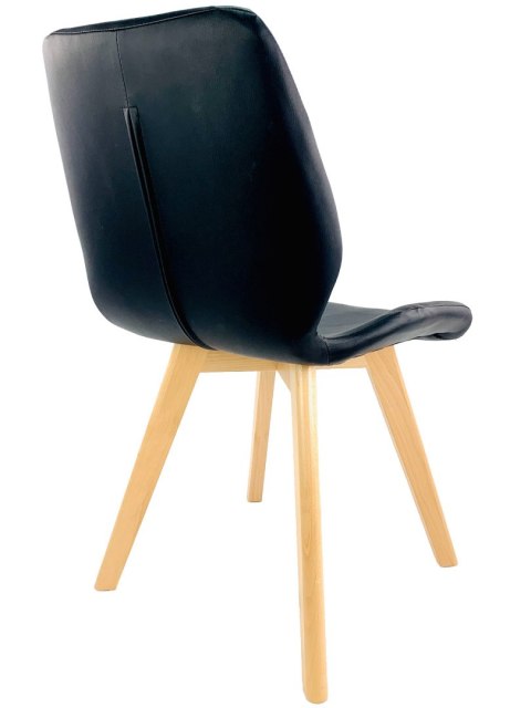 Krzesło tapicerowane SOPHIA PU BLACK - II GATUNEK Krzesło tapicerowane SOPHIA PU BLACK - II GATUNEK