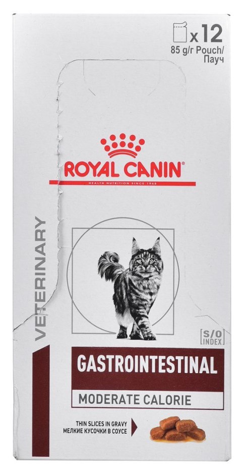 ROYAL CANIN Intestinal Gastro Moderate Calorie Cat - mokra karma dla kota - 12x85g ROYAL CANIN Intestinal Gastro Moderate Calorie Cat - mokra karma dla kota - 12x85g