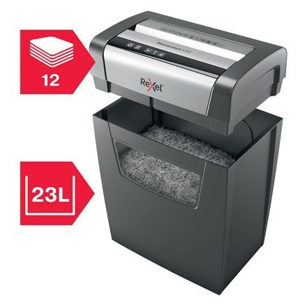 Rexel Niszczarka Momentum X312, 12 kartek, 23 l kosz Rexel Niszczarka Momentum X312, 12 kartek, 23 l kosz