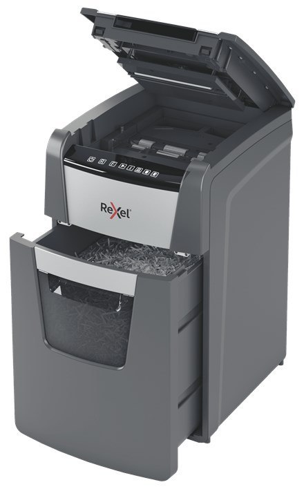 Rexel Niszczarka Optimum AutoFeed+ 130X, (P-4), 130 kartek, 44 l kosz Rexel Niszczarka Optimum AutoFeed+ 130X, (P-4), 130 kartek, 44 l kosz