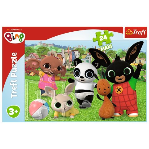 Puzzle - "24 Maxi" - Zabawa w parku Bing Trefl 14306 Puzzle - "24 Maxi" - Zabawa w parku Bing Trefl 14306
