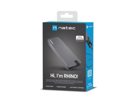 NATEC OBUDOWA SSD RHINO M.2 NVME ALUMINIUM NKZ-1953 NATEC OBUDOWA SSD RHINO M.2 NVME ALUMINIUM NKZ-1953
