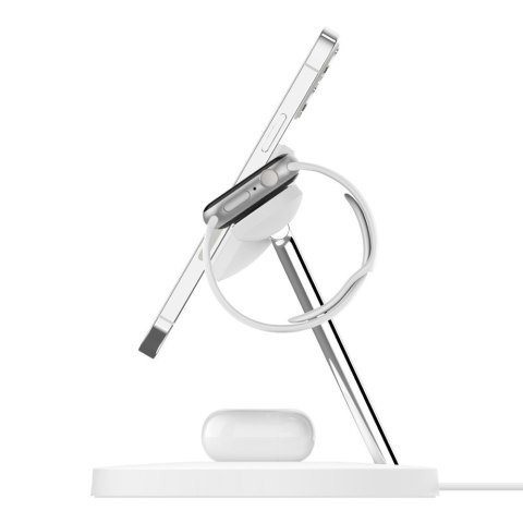 Ładowarka bezprzewodowa Belkin BoostCharge Pro 3-in-1 Wireless Charger with Official MagSafe Charging iPhone/Apple Watch/AirPods Ładowarka bezprzewodowa Belkin BoostCharge Pro 3-in-1 Wireless Charger with Official MagSafe Charging iPhone/Apple Watch/AirPods