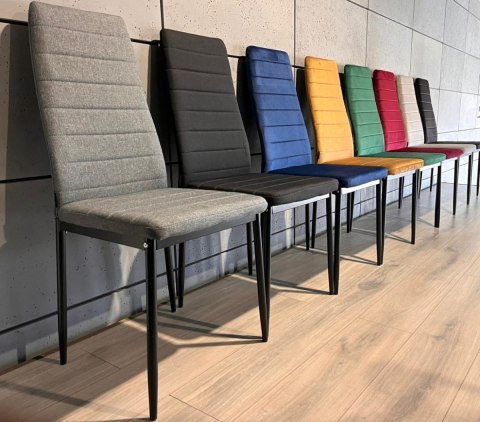Krzesło tapicerowane VALVA LINE FABRIC GREY Krzesło tapicerowane VALVA LINE FABRIC GREY