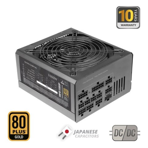 TACENS MARS MPB1000P 1000W DC-DC, ATX 3.1, PCIe 5.1, 80PLUS GOLD - zasilacz/PSU TACENS MARS MPB1000P 1000W DC-DC, ATX 3.1, PCIe 5.1, 80PLUS GOLD - zasilacz/PSU