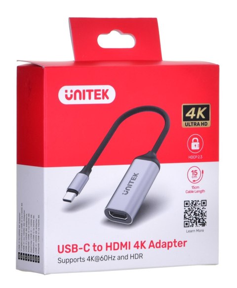 UNITEK ADAPTER USB-C - HDMI 2.0 4K 60HZ, M/F UNITEK ADAPTER USB-C - HDMI 2.0 4K 60HZ, M/F