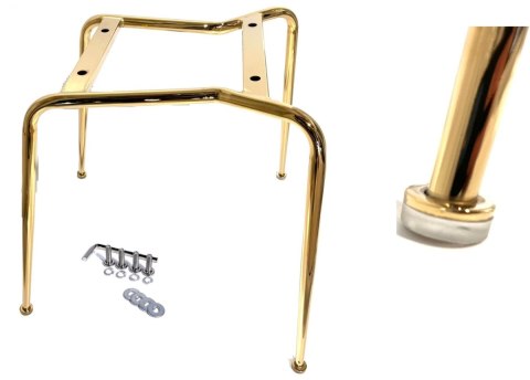 Krzesło tapicerowane CAMILA PINK VELVET GOLD Krzesło tapicerowane CAMILA PINK VELVET GOLD