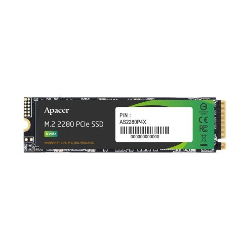 Dysk SSD Apacer AS2280P4X 256GB M.2 PCIe NVMe Gen3 x4 2280 (2100/1300 MB/s) 3D NAND Dysk SSD Apacer AS2280P4X 256GB M.2 PCIe NVMe Gen3 x4 2280 (2100/1300 MB/s) 3D NAND
