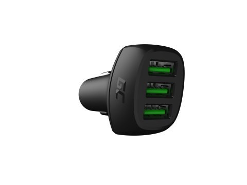 GREEN CELL ŁADOWARKA SAMOCHODOWA POWER RIDE 54W 3XUSB QC 3.0 GREEN CELL ŁADOWARKA SAMOCHODOWA POWER RIDE 54W 3XUSB QC 3.0