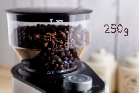 ELDOM MŁYNEK DO KAWY MK170 KAFE, 200 W, CERAMICZNE ŻARNA, REGULACJA GRUBOŚCI MIELENIA ELDOM MŁYNEK DO KAWY MK170 KAFE, 200 W, CERAMICZNE ŻARNA, REGULACJA GRUBOŚCI MIELENIA