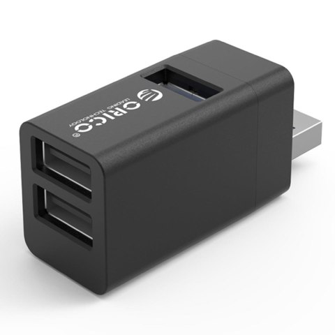 Hub USB Orico MINI-U32L-BK-BP 3 porty USB-A 3.0 + 2.0 aluminium Hub USB Orico MINI-U32L-BK-BP 3 porty USB-A 3.0 + 2.0 aluminium