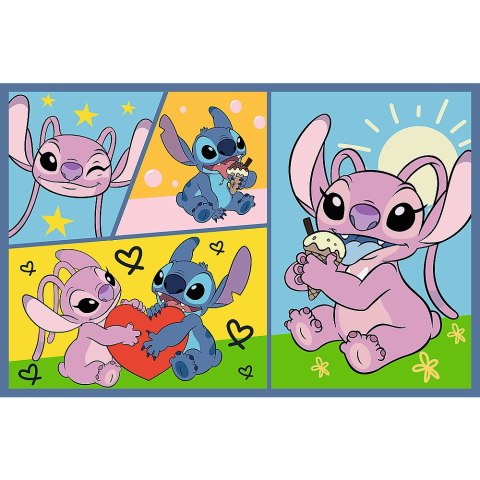 Puzzle 2x70 Ze Stitchem nie ma nudy - Disney Lilo and Stitch Trefl 34444 Puzzle 2x70 Ze Stitchem nie ma nudy - Disney Lilo and Stitch Trefl 34444
