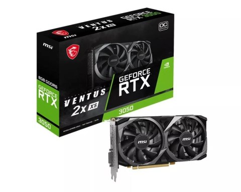 Karta graficzna MSI GeForce RTX 3050 VENTUS 2X XS 8G OC Karta graficzna MSI GeForce RTX 3050 VENTUS 2X XS 8G OC