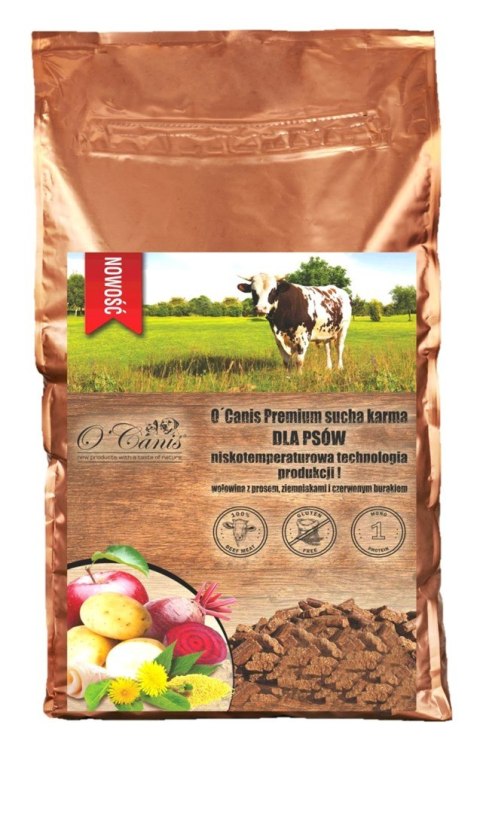 O´Canis Premium wołowina,ziemniak,burak dla psa 6kg O´Canis Premium wołowina,ziemniak,burak dla psa 6kg