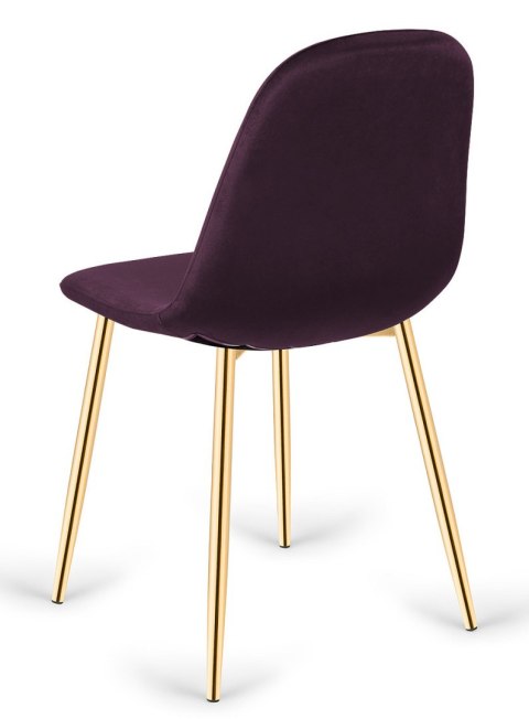Krzesło tapicerowane GIULIA VELVET NIGHT GOLD II GATUNEK Krzesło tapicerowane GIULIA VELVET NIGHT GOLD II GATUNEK