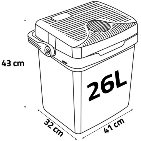 Lodówka turystyczna Berdsen Icemax 26 litrów tryb ECO Lodówka turystyczna Berdsen Icemax 26 litrów tryb ECO