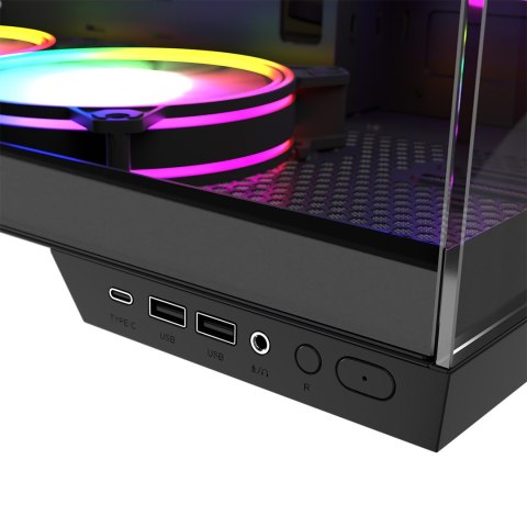MODECOM OBUDOWA VOLCANO PANORAMA APEX ARGB 3F MIDI BLACK MODECOM OBUDOWA VOLCANO PANORAMA APEX ARGB 3F MIDI BLACK
