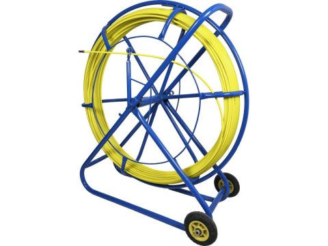 Pilot z włókna szklanego FRP do przeciągania kabli Ø10mm, 150m z kółkami Q-LANTEC Pilot z włókna szklanego FRP do przeciągania kabli Ø10mm, 150m z kółkami Q-LANTEC