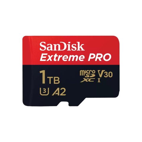 KARTA PAMIĘCI SANDISK EXTREME PRO microSDXC 1TB 200/140 MB/s A2 C10 V30 UHS-I U3 KARTA PAMIĘCI SANDISK EXTREME PRO microSDXC 1TB 200/140 MB/s A2 C10 V30 UHS-I U3