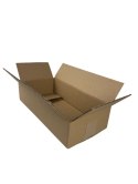 KARTON KLAPOWY, pudełko zrobione z tektury 3W 3 warstwowej, kolor szaro/brązowy, 350x250x150mm 380G/M2 20 SZTUK