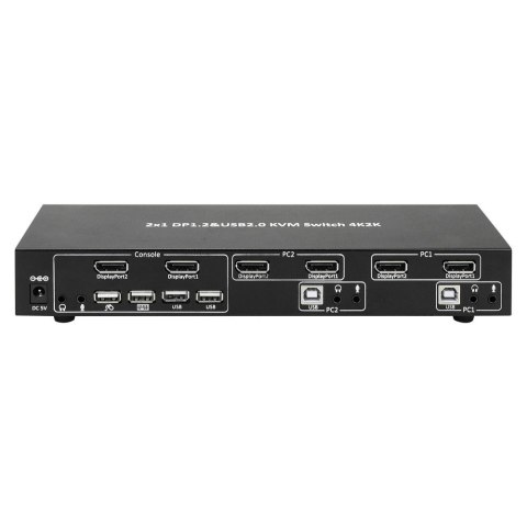 TECHLY PRZEŁĄCZNIK KVM DISPLAYPORT/USB 2X1 DUAL HE TECHLY PRZEŁĄCZNIK KVM DISPLAYPORT/USB 2X1 DUAL HE
