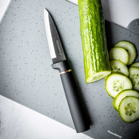 ZESTAW NOŻY I DESEK KUCHENNYCH W STOJAKU KLAUSBERG KB-7834 ZESTAW NOŻY I DESEK KUCHENNYCH W STOJAKU KLAUSBERG KB-7834