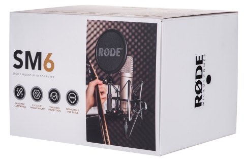RODE SM6 - Uchwyt elastyczny z pop-filtrem RODE SM6 - Uchwyt elastyczny z pop-filtrem