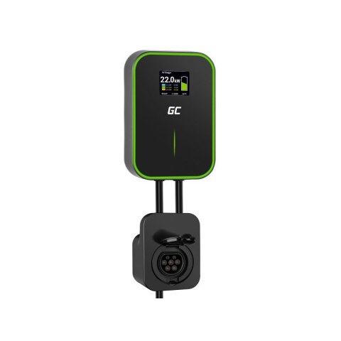 Ładowarka Green Cell Wallbox EV PowerBox 22kW z gniazdem i RFID Ładowarka Green Cell Wallbox EV PowerBox 22kW z gniazdem i RFID