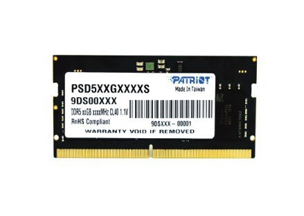 PATRIOT DDR5 32GB SIGNATURE 4800MHz SO-DIMM PATRIOT DDR5 32GB SIGNATURE 4800MHz SO-DIMM