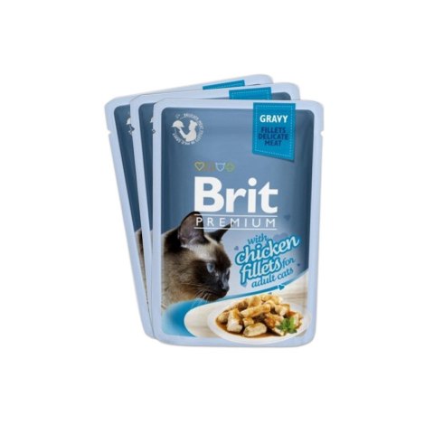 Brit Premium Family Plate dla kotów saszetki w sosie mix smaków 12x85g Brit Premium Family Plate dla kotów saszetki w sosie mix smaków 12x85g