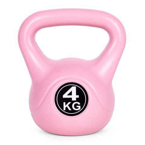 Kettlebell kettle 4 kg do ćwiczeń hantla kula odważnik obciążenie ciężar fitness różowy ModernHome Kettlebell kettle 4 kg do ćwiczeń hantla kula odważnik obciążenie ciężar fitness różowy ModernHome