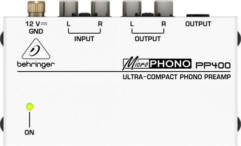 Behringer PP400 - Przedwzmacniacz gramofonowy Behringer PP400 - Przedwzmacniacz gramofonowy