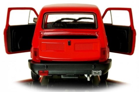 WELLY MALUCH FIAT 126P 1:21 SAMOCHÓD KOLEKCJONERSKI czerwony WELLY MALUCH FIAT 126P 1:21 SAMOCHÓD KOLEKCJONERSKI czerwony