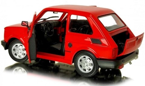 WELLY MALUCH FIAT 126P 1:21 SAMOCHÓD KOLEKCJONERSKI czerwony WELLY MALUCH FIAT 126P 1:21 SAMOCHÓD KOLEKCJONERSKI czerwony