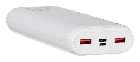 Powerbank Silicon Power QS15 20000mAh QC3.0+PD 2xUSB A, 1x mUSB + 1x USB C, biały Powerbank Silicon Power QS15 20000mAh QC3.0+PD 2xUSB A, 1x mUSB + 1x USB C, biały