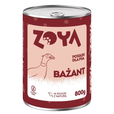 ZOYA Bażant - puszka - Karma mokra dla psów - 800g ZOYA Bażant - puszka - Karma mokra dla psów - 800g