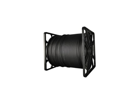 Kabel światłowodowy OS2 abonencki FTTx okrągły SM 4J 9/125 LSOH czarny 1000m ALANTEC Kabel światłowodowy OS2 abonencki FTTx okrągły SM 4J 9/125 LSOH czarny 1000m ALANTEC