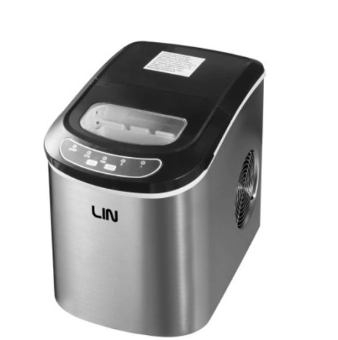 Kostkarka do lodu LIN ICE PRO-S12 srebrna Kostkarka do lodu LIN ICE PRO-S12 srebrna