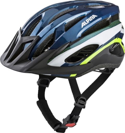 Kask rowerowy ALPINA MTB17 ciemno niebieski-neonowy 58-61 Kask rowerowy ALPINA MTB17 ciemno niebieski-neonowy 58-61